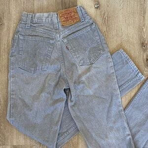 Vintage Levi's Light Gray Denim Pants